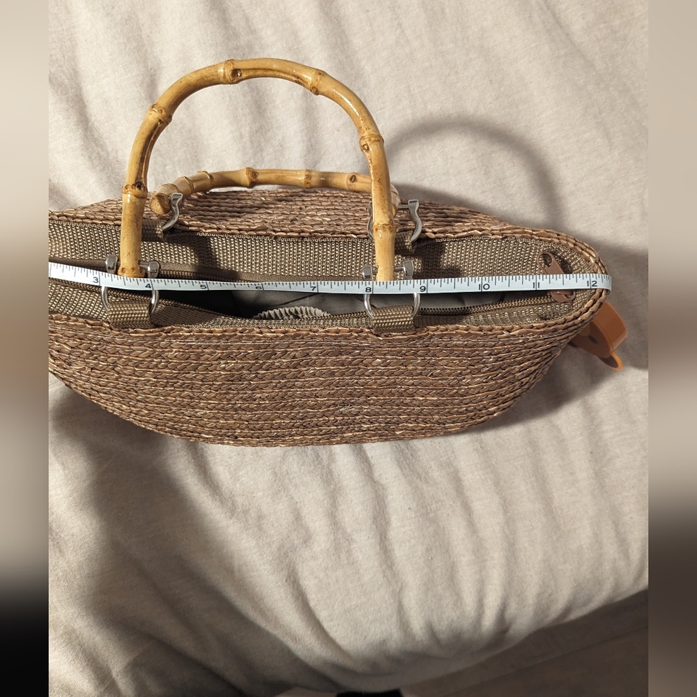 Vintage Straw Small Hand Bag - Picture 5 of 6